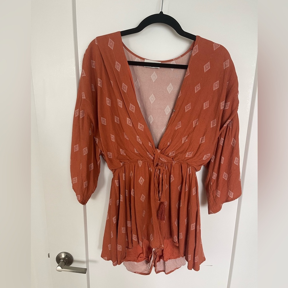 Orange romper